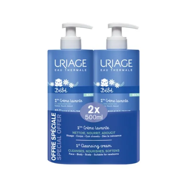 URIAGE PROMO BABY KREMA ZA KUPANJE 2X500ML