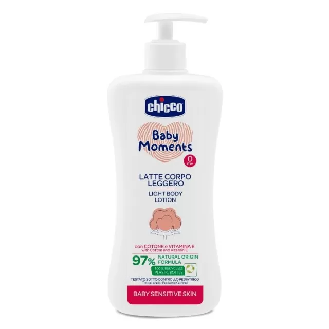 CHICCO BABY MOMENTS SENSITIVE LOSION ZA TELO 500ML