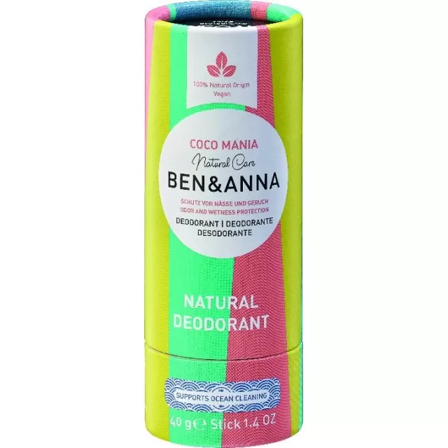 BEN&ANNA Natural Deodorant - COCO MANIA 40g