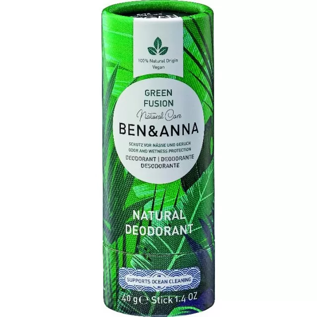 BEN&ANNA Natural Deodorant - GREEN FUSION 40g