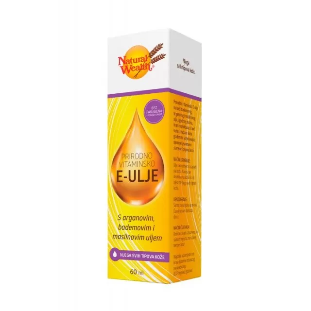 NATURAL WEALTH PRIRODNO VITAMINSKO E-ULJE 60ML
