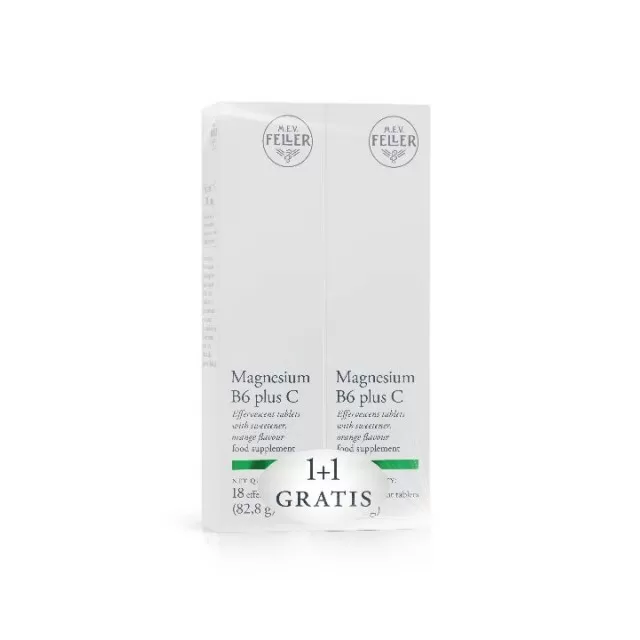 FELLER MAGNEZIJUM B6 PLUS C ŠUMEĆE TABLETE 1+1 GRATIS A18+A18