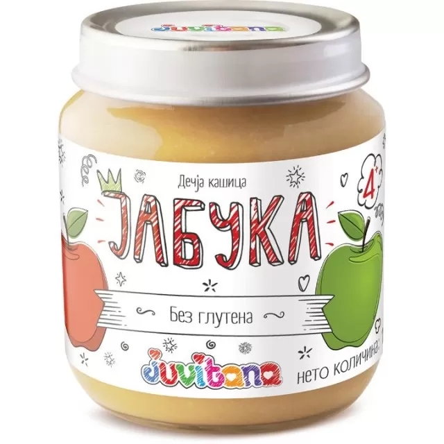 JUVITANA KAŠICA OD JABUKE 128G