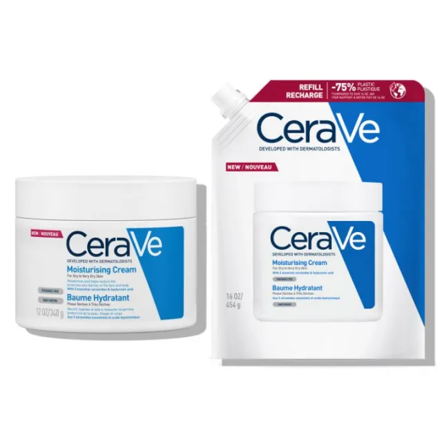 CeraVe Hidratantna krema + ekološko punjenje za suvu do veoma suvu kožu