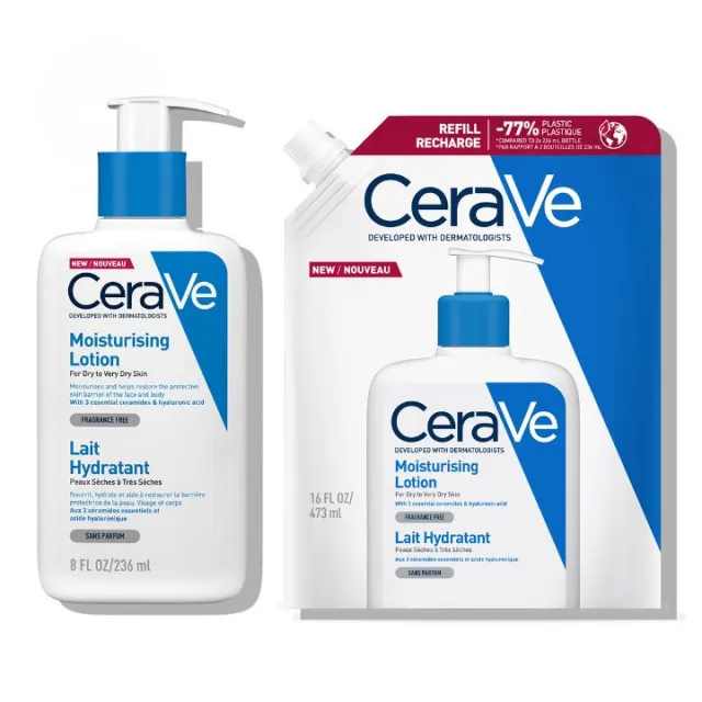 CeraVe Hidratantna losion + ekološko punjenje za normalnu do suvu kožu