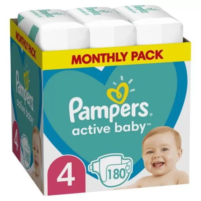 PAMPERS 4 MESEČNO PAKOVANJE A180