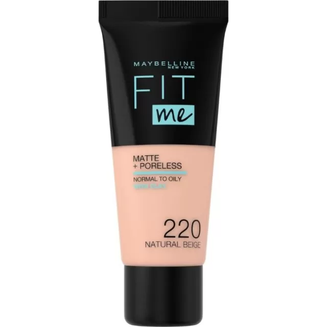 MAYBELLINE PUDER FIT ME 220 NATURAL BEIGE