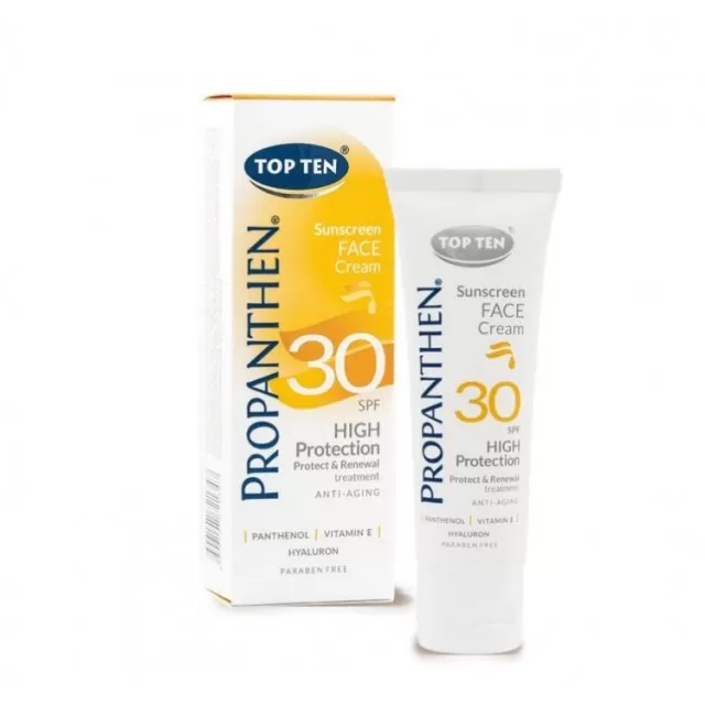 TOP TEN PROPANTHEN SUN PROTECTION KREMA ZA LICE SPF30 50ML