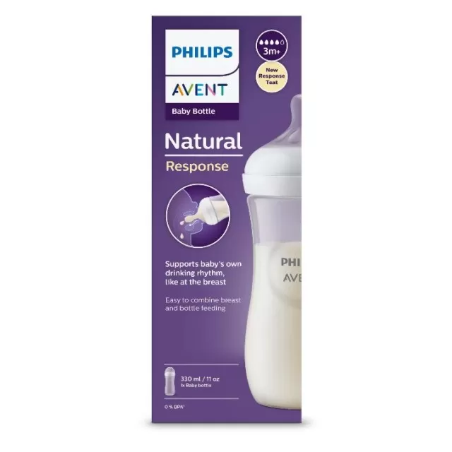 AVENT BOCA NATURAL RESPONSE 3M+ 330ML