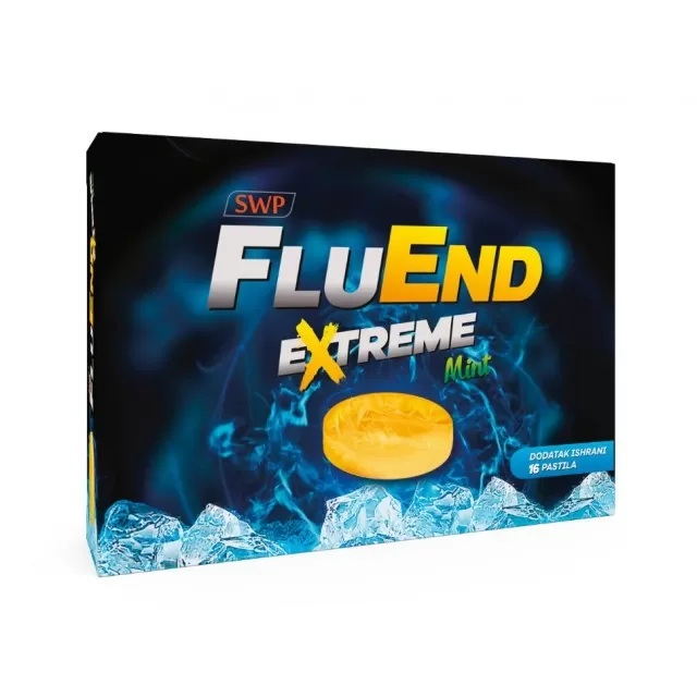 SWP FLUEND EXTREME MINT, 16 PASTILA