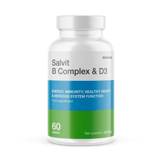 SALVIT B COMPLEX&D3 TABLETE A60