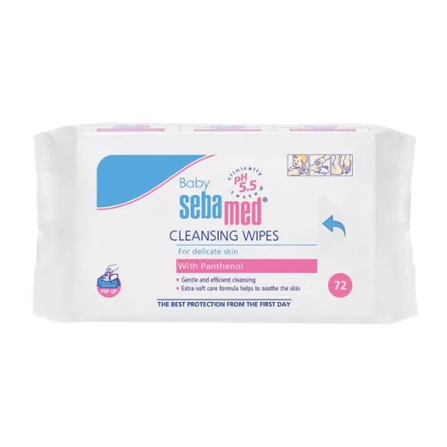 SEBAMED BABY VLAŽNE MARAMICE 99% VODA A60