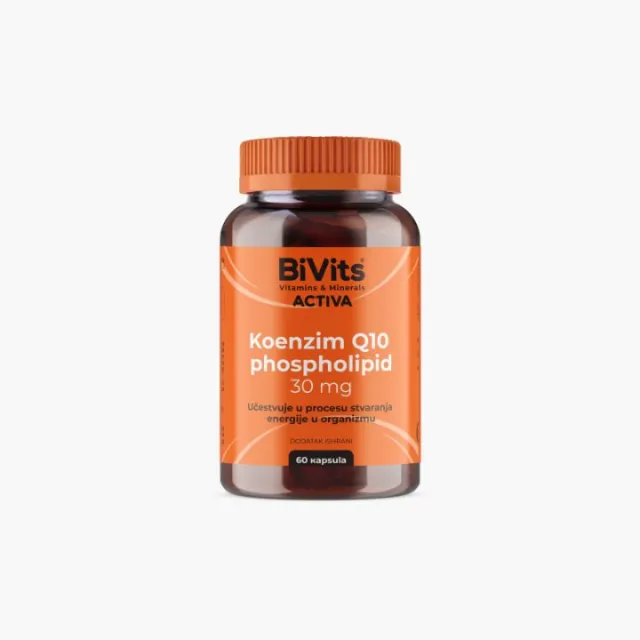 BIVITS ACTIVA KOENZIM Q10 PHOSPHOLIPID 30mg KAPSULE A60