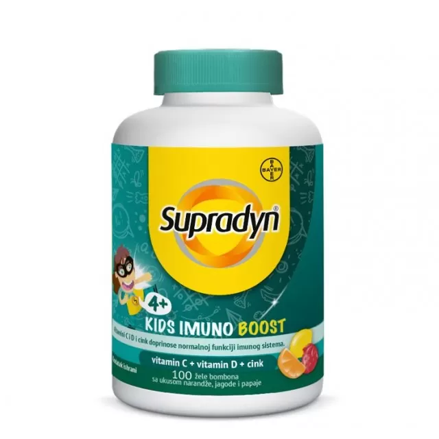 SUPRADYN KIDS IMUNO BOOST 100 ŽELE BOMBONA