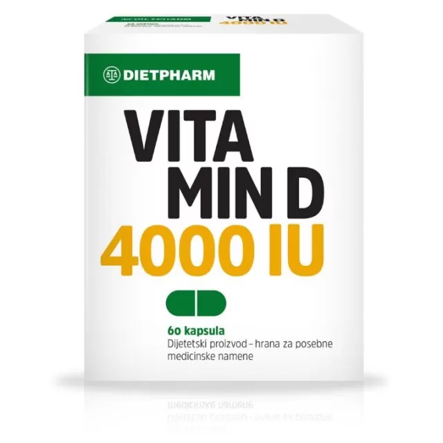 VITAMIN D 4000IJ KAPSULE A60