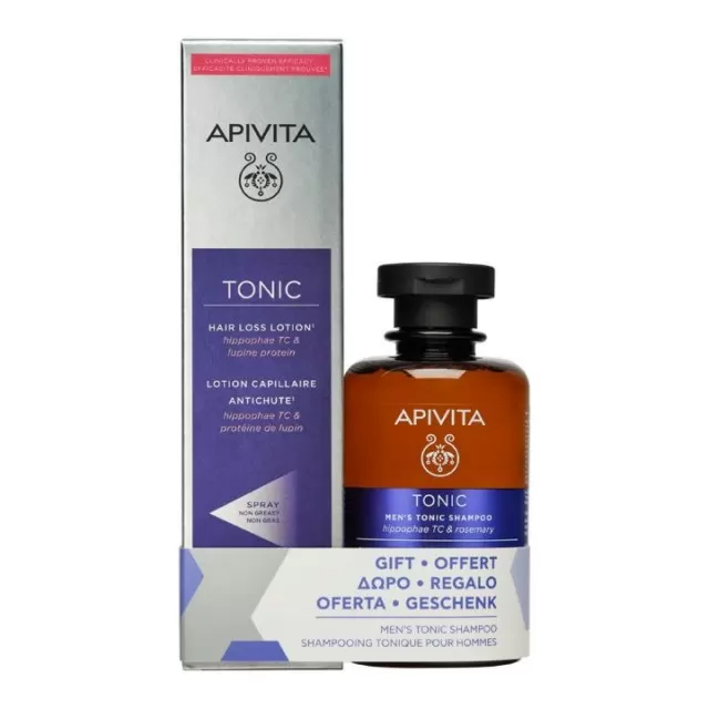 APIVITA PROMO LOSION I ŠAMPON ZA MUŠKARCE PROTIV OPADANJA KOSE