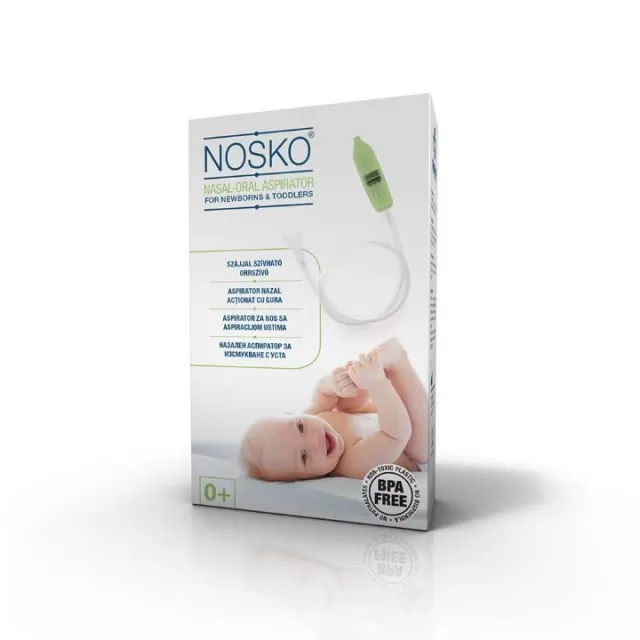 ASPIRATOR NOSKO BABY 0+ PVC-ASPIRACIJA USTIMA