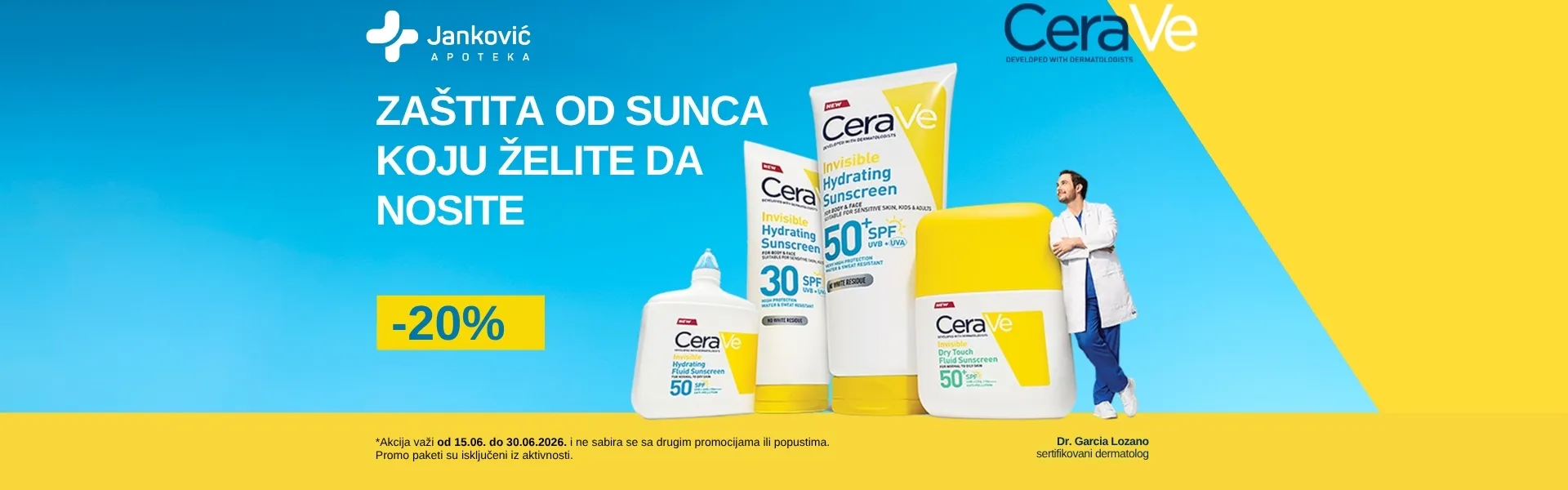 Cerave sun baner
