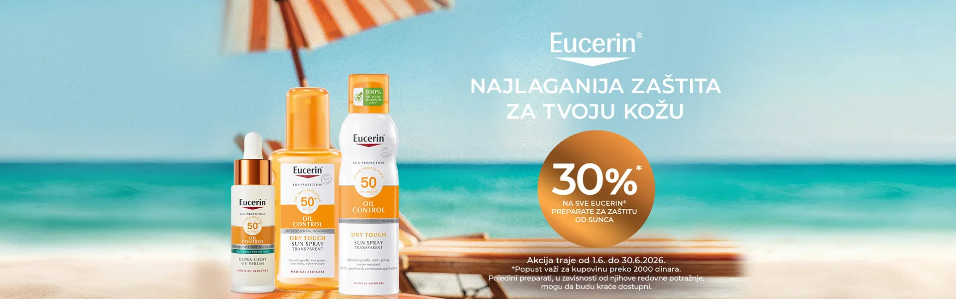 Eucerin sun baner