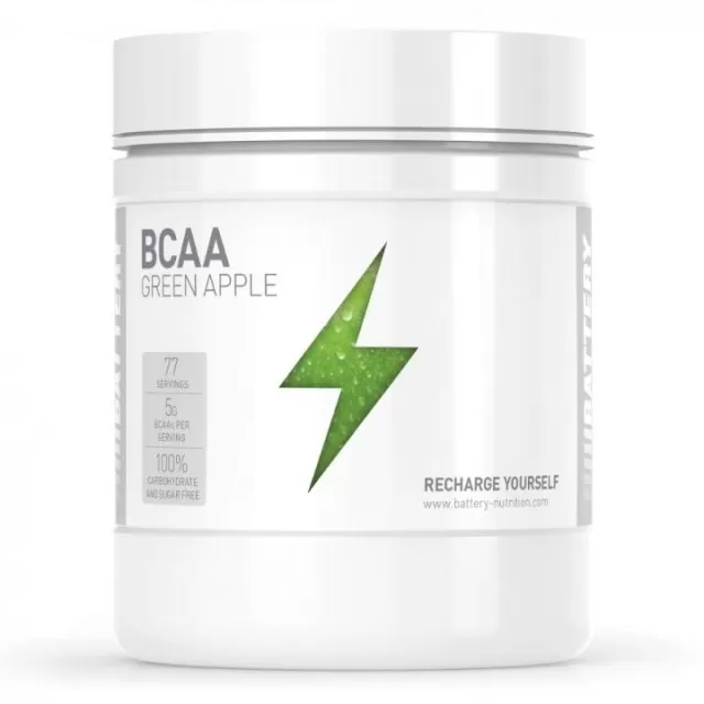 BATTERY BCAA GREEN APPLE 500G