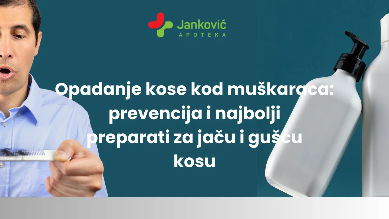 Opadanje kose kod muškaraca: uzroci, prevencija i najbolji preparati za jaču i gušću kosu