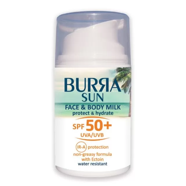BURRA SUN MLEKO ZA LICE I TELO SPF50 50ML