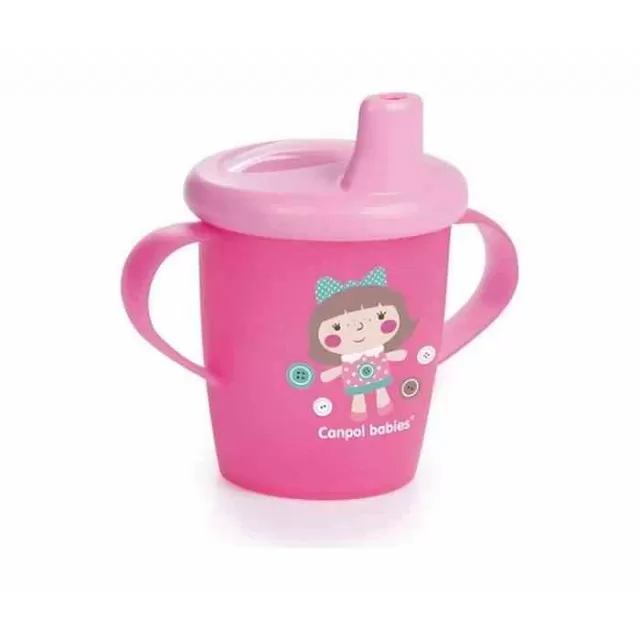 CANPOL NEPROSIPAJUĆA ŠOLJA 250ML ROZE 31-200