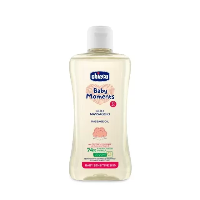 CHICCO BABY MOMENTS SENSITIVE ULJE ZA MASAŽU 200ML
