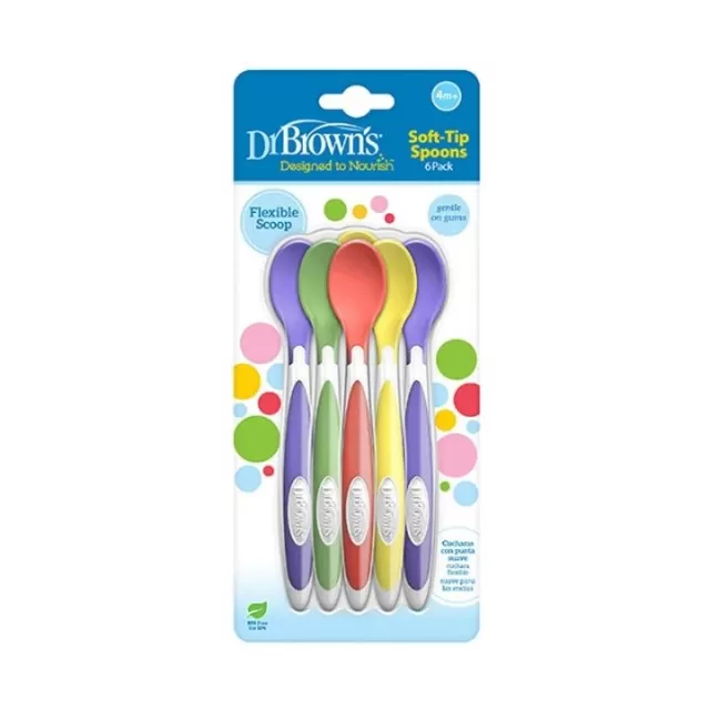 DR BROWNS SET KAŠIKA ZA HRANJENJE, 6 KAŠIKA