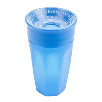 DR BROWNS ŠOLJA 360 STEPENI NO SPILL SA RUČKAMA 300ML - PLAVA