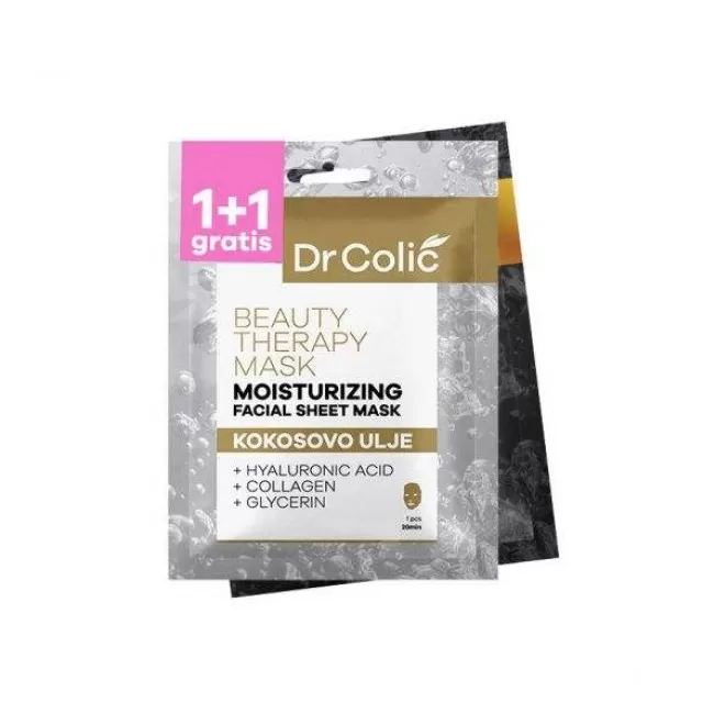 DR COLIĆ MASKA ARGAN 25ML+GRATIS MASKA KOKOS 25ML