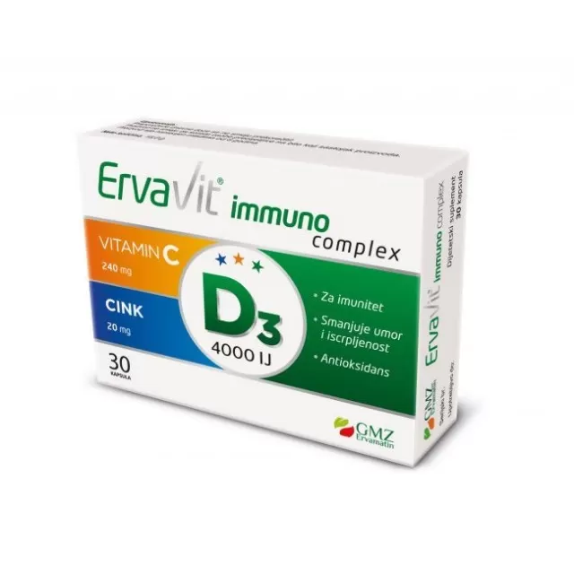 ERVAVIT IMMUNO COMPLEX 600MG KAPSULE A30