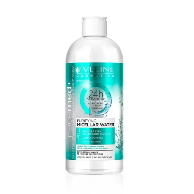 EVELINE FACEMED PURIFYING MICELARNA VODA 400ML