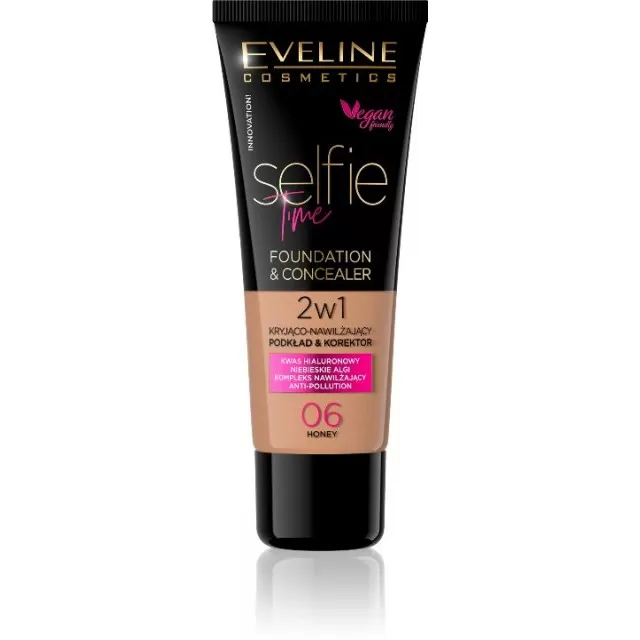 EVELINE TEČNI PUDER SELFIE TIME 06 -MED 30ML