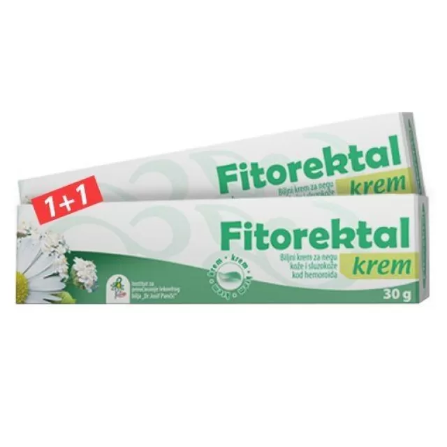 FITOREKTAL PROMO KREMA PROTIV HEMOROIDA 1+1 GRATIS