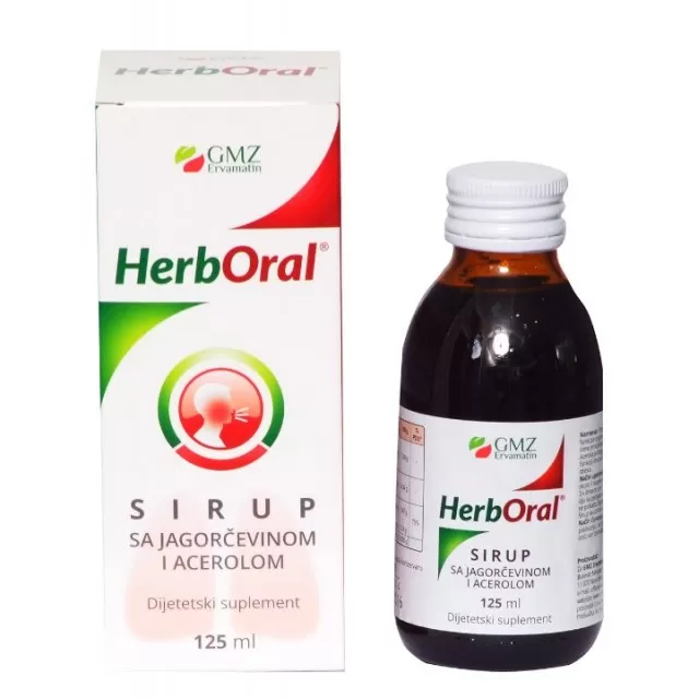 HERBORAL SIRUP JAGORČEVINA I ACEROLA 125ML