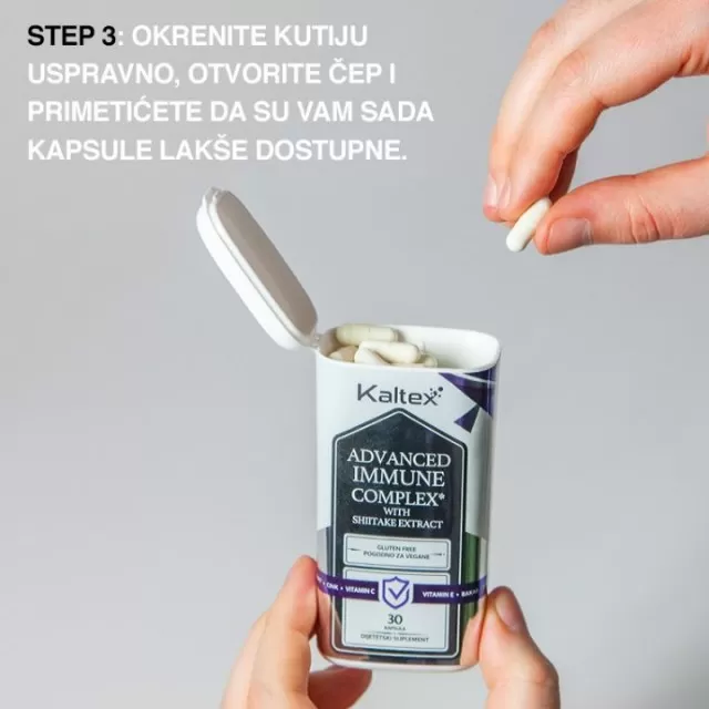 KALTEX ADVANCED IMMUNE COMPLEX SA ŠITAKE EKSTRAKTOM KAPSULE A30