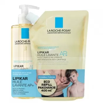 LA ROCHE-POSAY PROMO LIPIKAR ULJE ZA ČIŠĆENJE AP+ i GRATIS REFILL 
