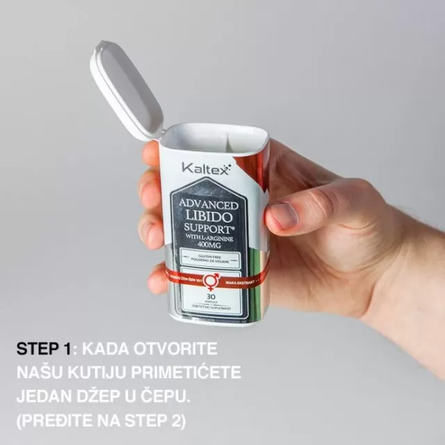 KALTEX ADVANCED LIBIDO SUPPORT SA L-ARGININOM 400MG KAPSULE A30