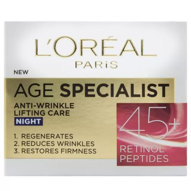 LOREAL AGE SPECIALIST NOĆNA KREMA 45+ 50ML