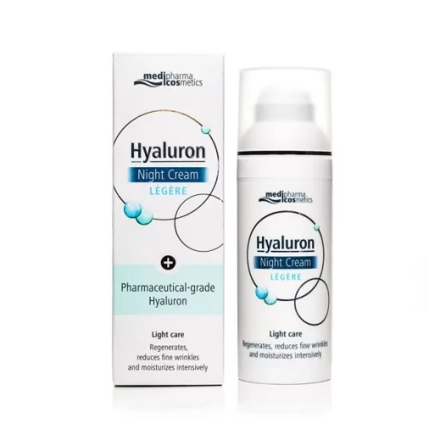 MEDIPHARMA HYALURON LAGANA NOĆNA KREMA 50ML