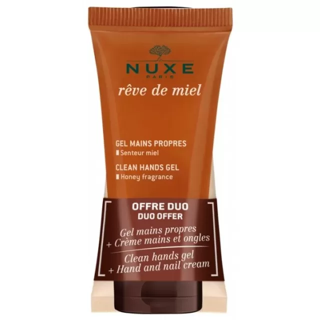 NUXE REVE DE MIEL KREMA ZA RUKE I NOKTE 30ML+GEL ZA ČIŠĆENJE RUKU 30ML