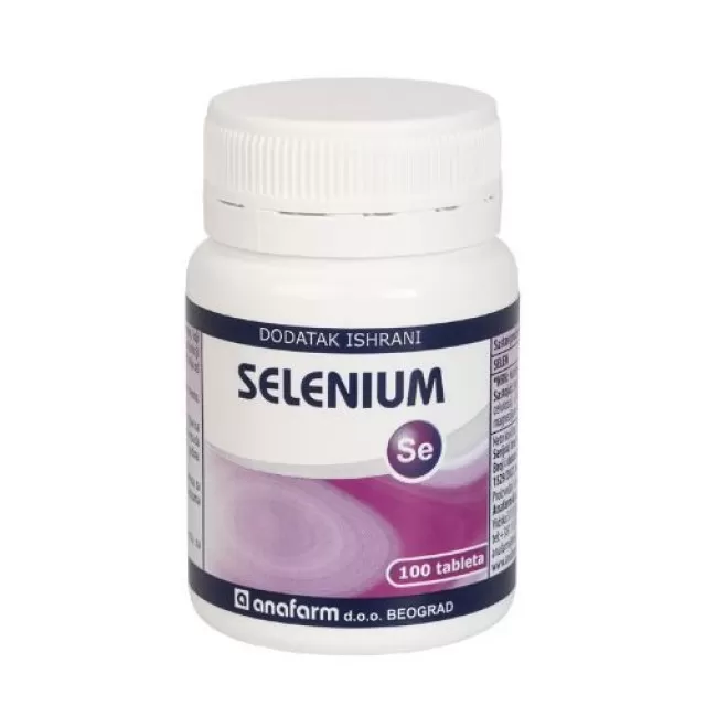 SELENIUM 50MCG 100 TABLETA