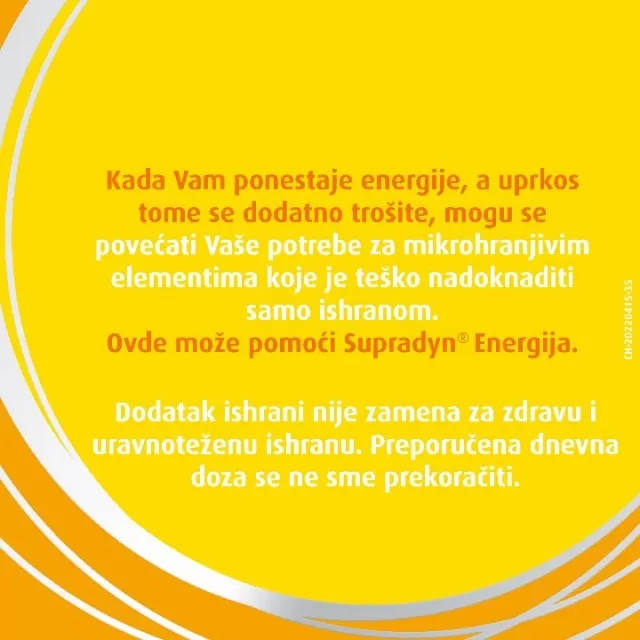 SUPRADYN ENERGIJA 30 TABLETA
