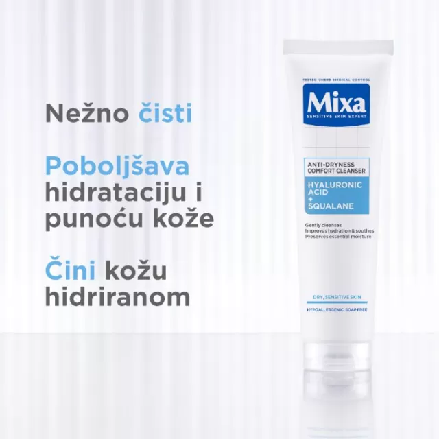 MIXA GEL ZA ČIŠĆENJE LICA PROTIV SUVOĆE KOŽE 150ML