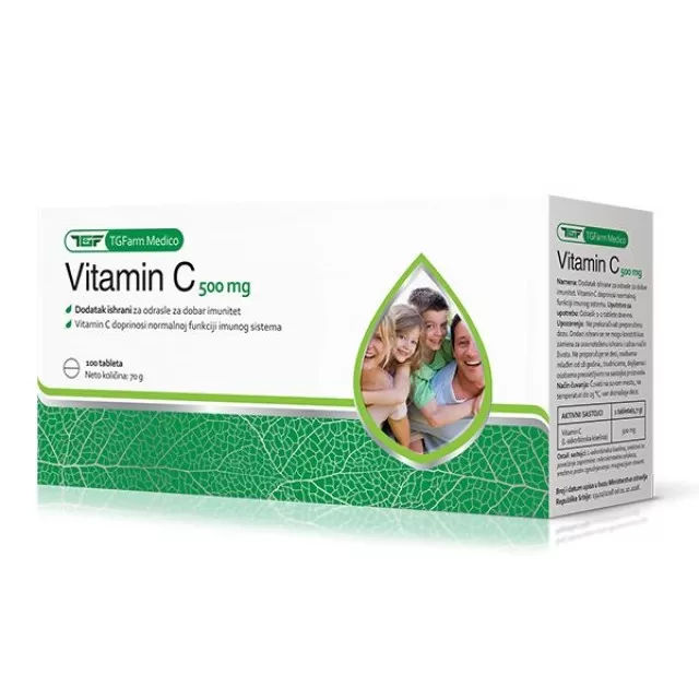 GOTI VITAMIN C TABLETE 500MG A100