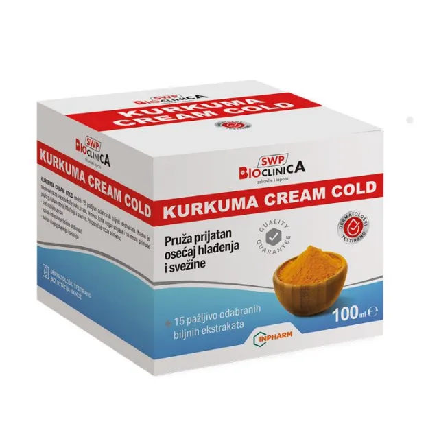 KURKUMA CREAM COLD  KREMA SA SNAŽNIM EFEKTOM HLADJENJA 100ML