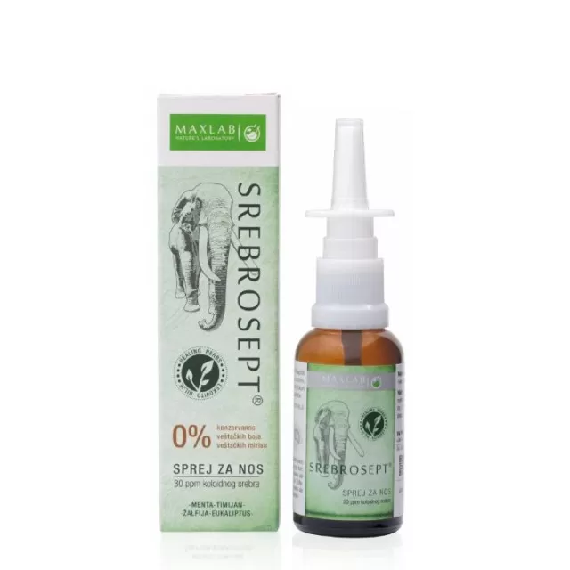SREBROSEPT SPREJ ZA NOS 30ML MAXLAB