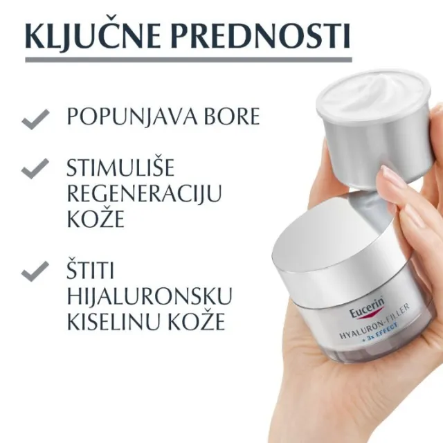 EUCERIN HYALURON FILLER NOĆNA KREMA REFILL 50ML