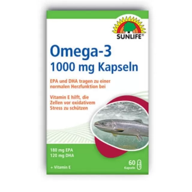 SUNLIFE OMEGA 3 CPS.60X1000MG